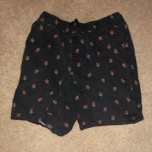 Roses themed shorts